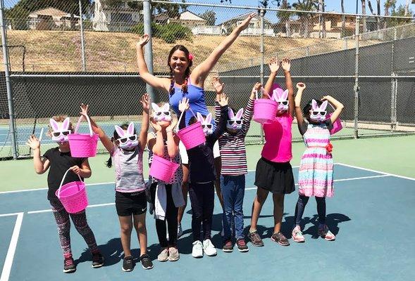 Girl's Easter clinic eggstravaganza! 1hr of tennis followed by an epic Easter Egg hunt at Alta Vista!