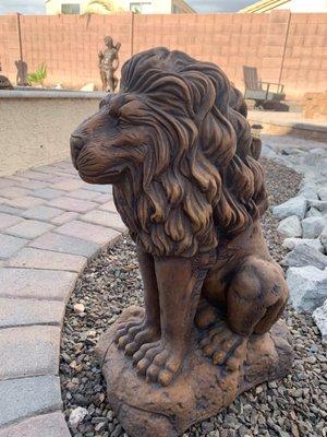 Lion statue