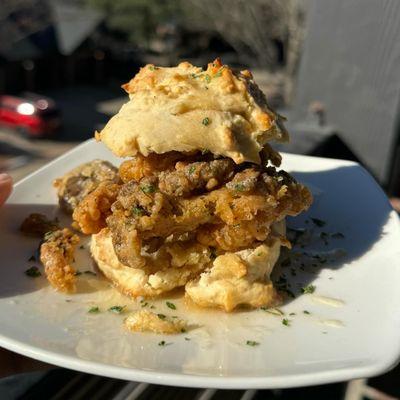 Agave Oyster Brunch Biscuit