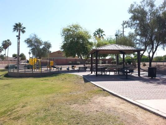 Small kids play area and Pavilion