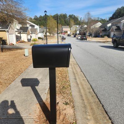 Mailbox  installation