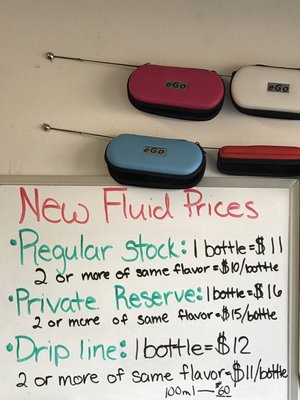 New Fluid prices 9*2017