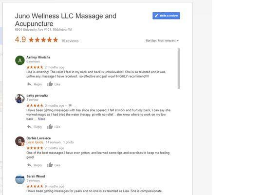 review from Google