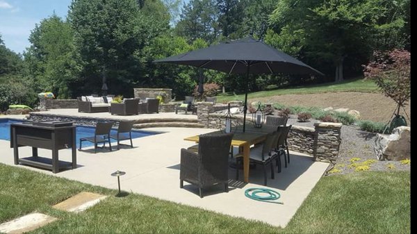 Pool patios and coping