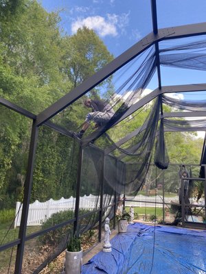 Pool Screen Repair Tampa