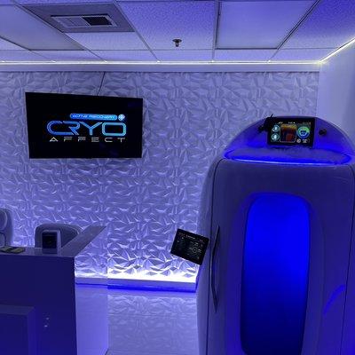 State of the art cryotherapy chamber.