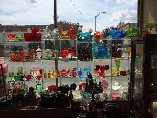 Great place for colored glass!