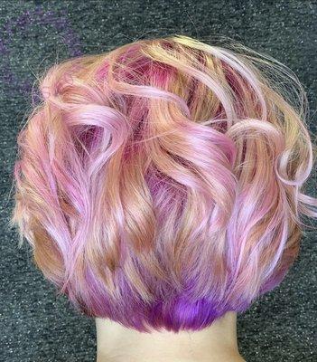 Pixie cut and color by Crystal