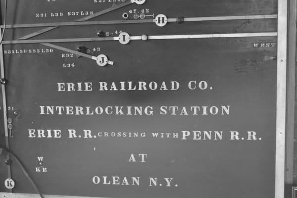 used in the interlocking station at Olean, NY