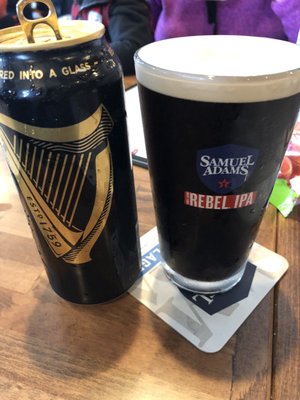 Guinness from a can