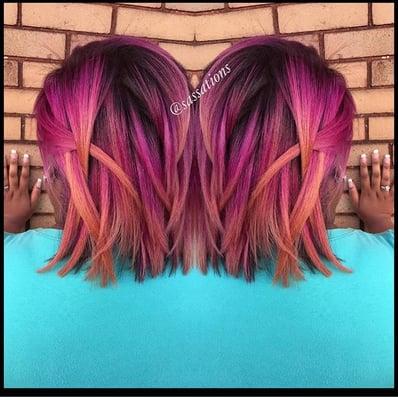 Beautifully done color melt