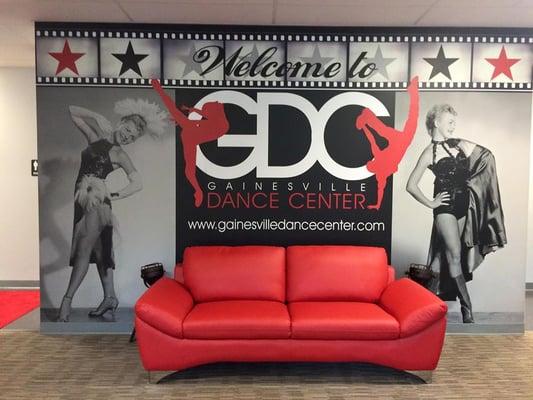 Welcome to Gainesville Dance Center! Miss Pat graces our walls and welcomes our guests!