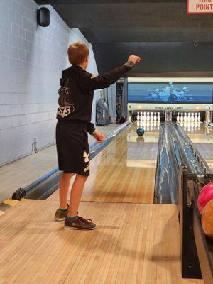 Rainy day fun bowling