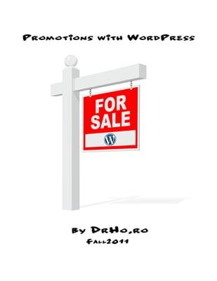 Promotions with WordPress marketing ebook