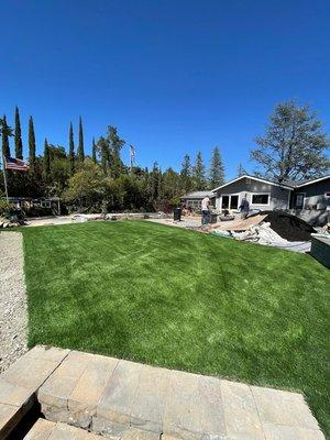 Turf installation