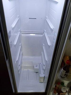 cleaning of interior  refrigerator.