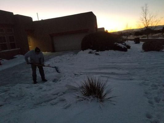 Snow Shoveling