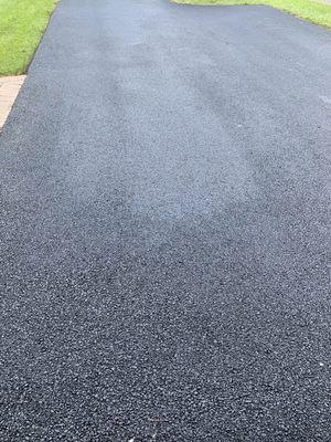 Our driveway after resurfacing!