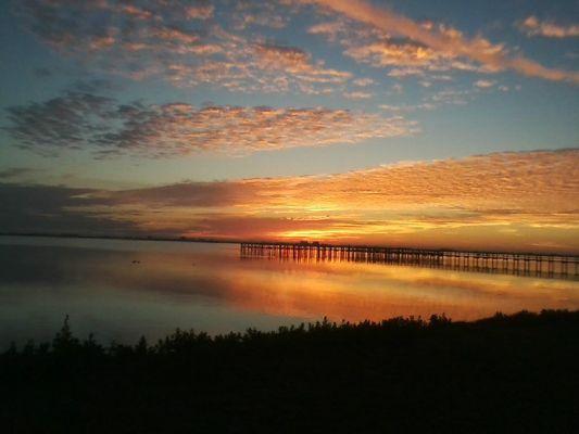 Typical waterfront Sunset