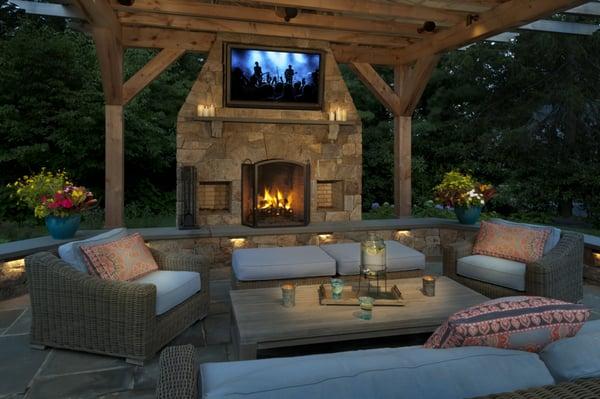 Outdoor 7.2 home theater - Harrison, NY