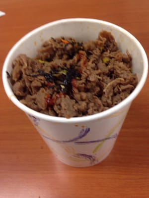 Beef cup bap