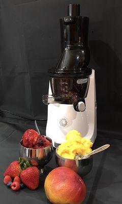 Prueba Nuestro Extractor  haz Nieve de Mango y fresa #Clienteactivocosinandoroyal