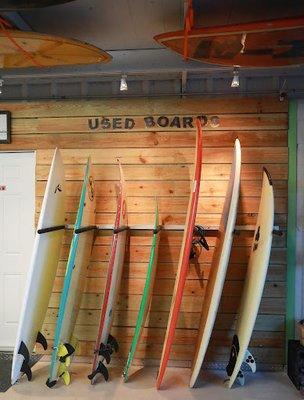 check out the used surfboards