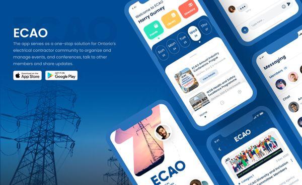 The app serves as a one-stop solution for the ECAOs members to organize and manage events