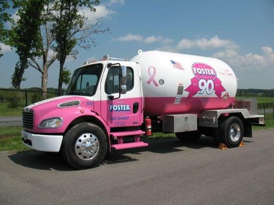 Our company is a sponsor for Propane for Life - a national campaign to raise awareness and financial support for breast cancer.