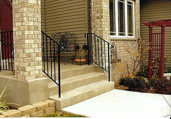 Railings for steps