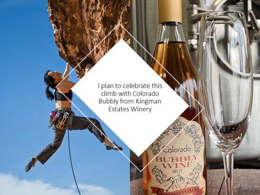 Colorado Bubbly wine by Kingman