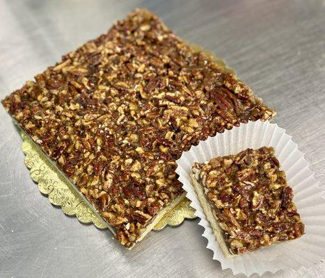 Pecan tart and bar