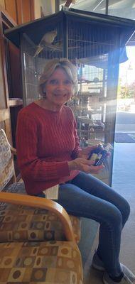 Ms. Karen from Friends of Upland Animal Shelter using our Serene Pet CBD and Cannimal Salve to treat ringworm.