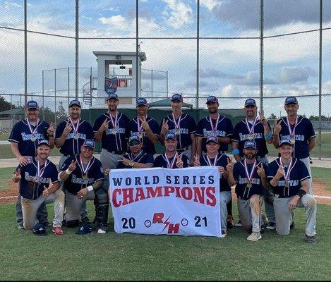 Our team recently won the 2021 Roy Hobbs World Series Championship