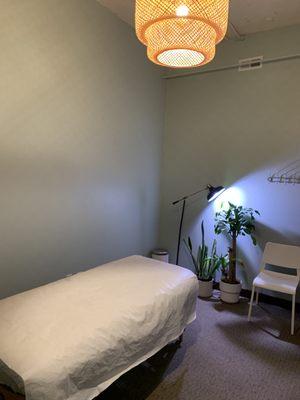 Spacious treatment rooms, high ceilings