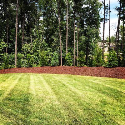 Designer Walnut Mulch installed in the Bella Casa neighborhood!