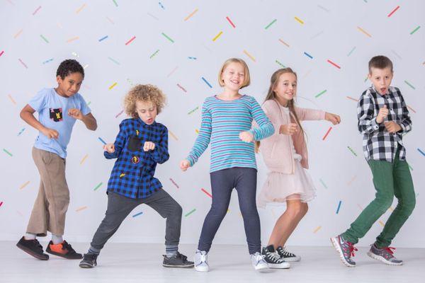 Children's dance party DJ, because kids just wanna have fun, too!  We bring DJ services to kids parties and school events.