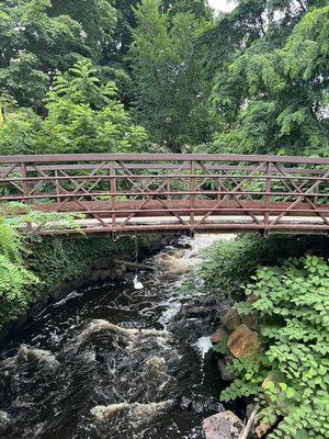 Millyard Park/PowPow River; accessible from the back door of Outrider Beer Company