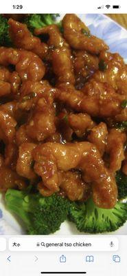 Crispy spicy general Taos chicken