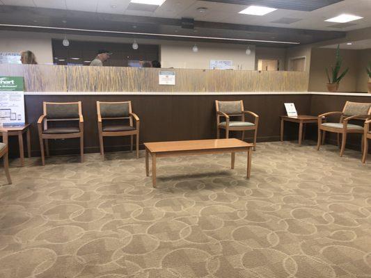 Clean and presentable waiting room