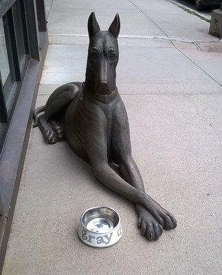 Sculpture on Colorado Avenue in Telluride!