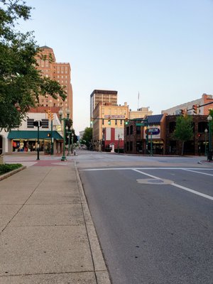 Looking Southeast on Lee St. in Downtown Charleston