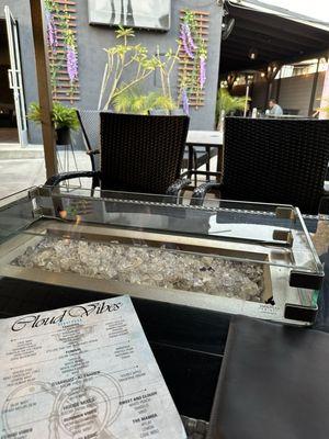 outside seating