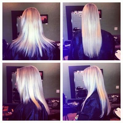 Hair Extensions Before and After