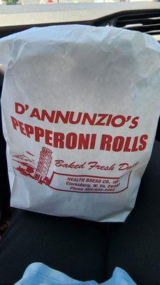 D'Annunzio's Pepperoni Rolls