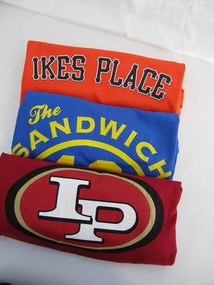 Shirts for "Ike's Place".  A true San Francisco treat.