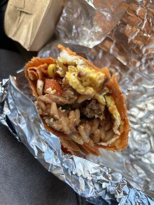 Breakfast burrito