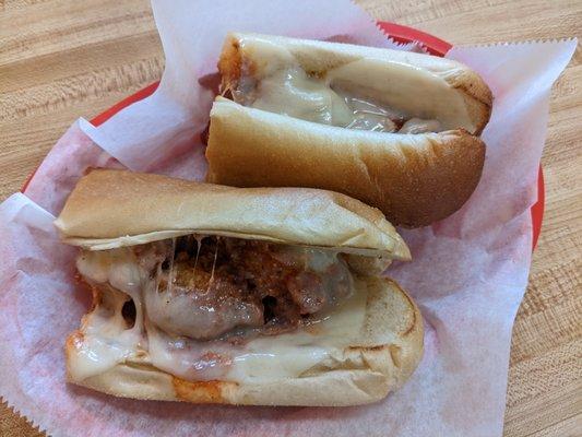 Meatball sub at Long Island Bagels, Mooresville