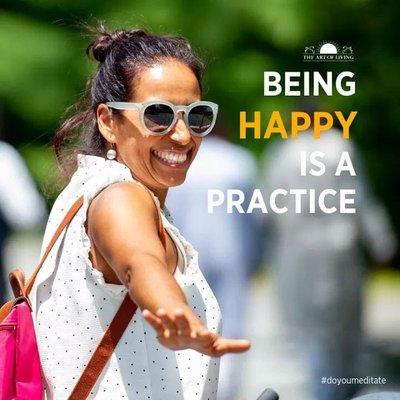 Being happy is a practice.. experience the Happiness Course