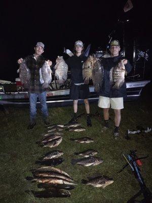 Epic Night of Bowfishing Tilapia